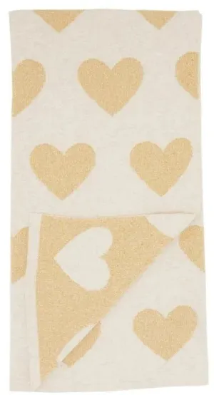 Plushlines UK961 Gold Throw Blanket