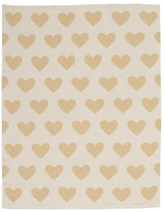 Plushlines UK961 Gold Throw Blanket