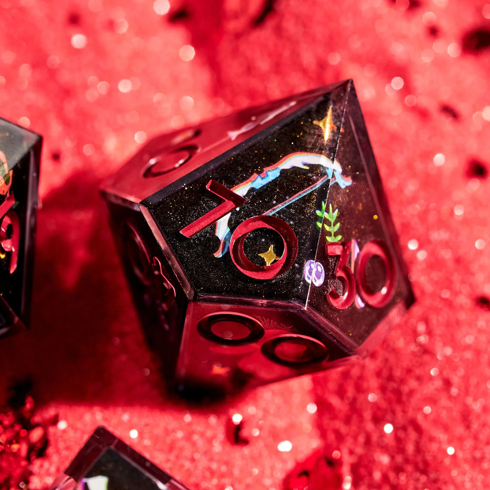 "DPS" RPG-inspired Iconic 7-Piece Dice Set