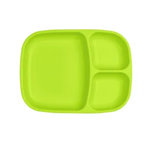 Re-Play Large Divided Plate - Light Green