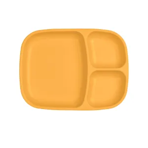 Re-Play Large Divided Plate - Sunny Yellow