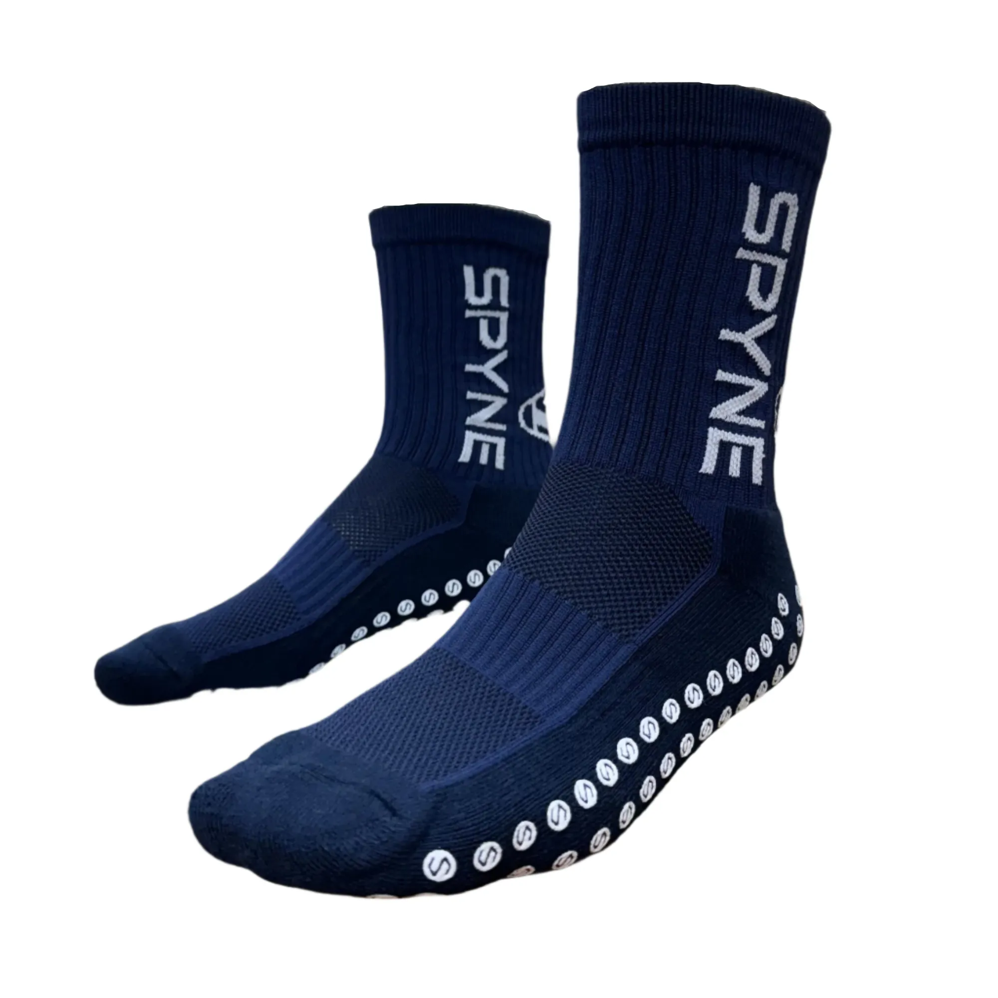 SPYNE Grip Socks- Navy