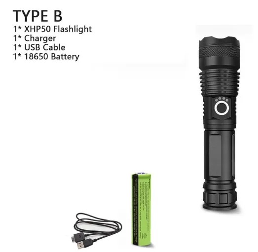 Tactical™ XLamps Powerful USB LED Flashlights