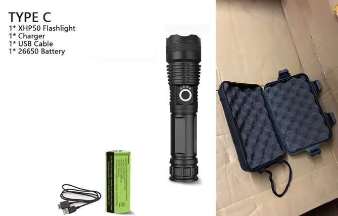 Tactical™ XLamps Powerful USB LED Flashlights