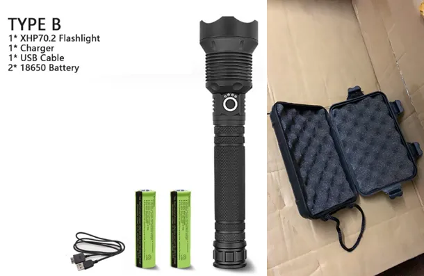 Tactical™ XLamps Powerful USB LED Flashlights