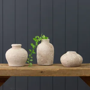 Textured Bud Vases