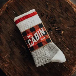 The Cabin Sock in Red