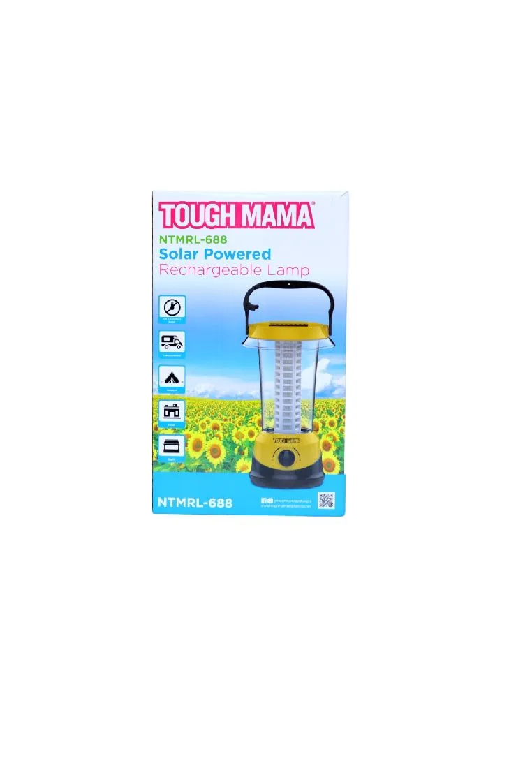 Tough Mama Solar Powered Rechargeable Lamp