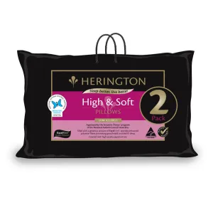 Twin Pack Standard Pillows High and Soft