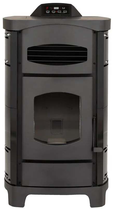 US STOVE AP5780B Pellet Stove, 2200 sq-ft Heating, Black :EA: QUANTITY: 1