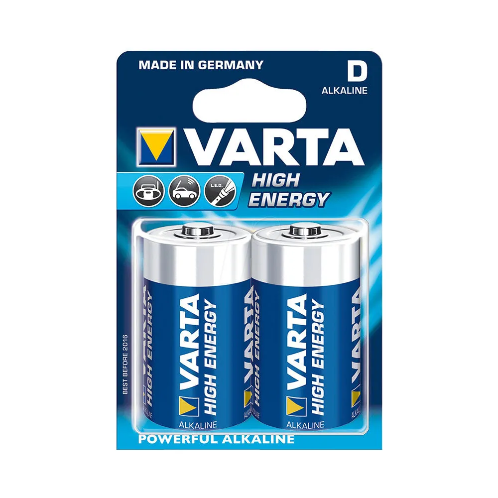 Varta Battery D-Size Alkaline Pack of 2