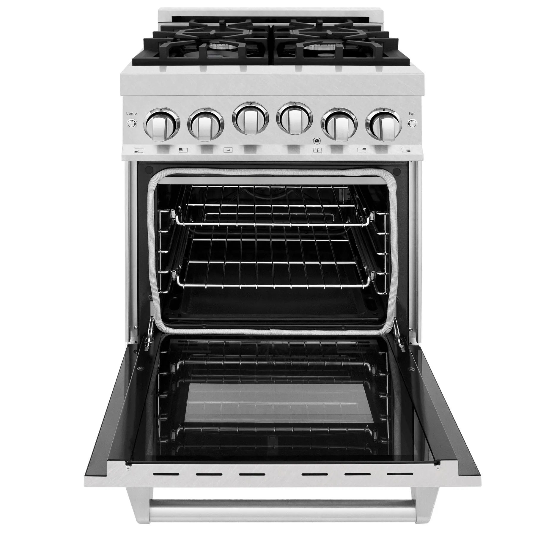 ZLINE 24" 2.8 cu. ft. Range with Gas Stove and Gas Oven in DuraSnow® Stainless Steel (RGS-SN-24)