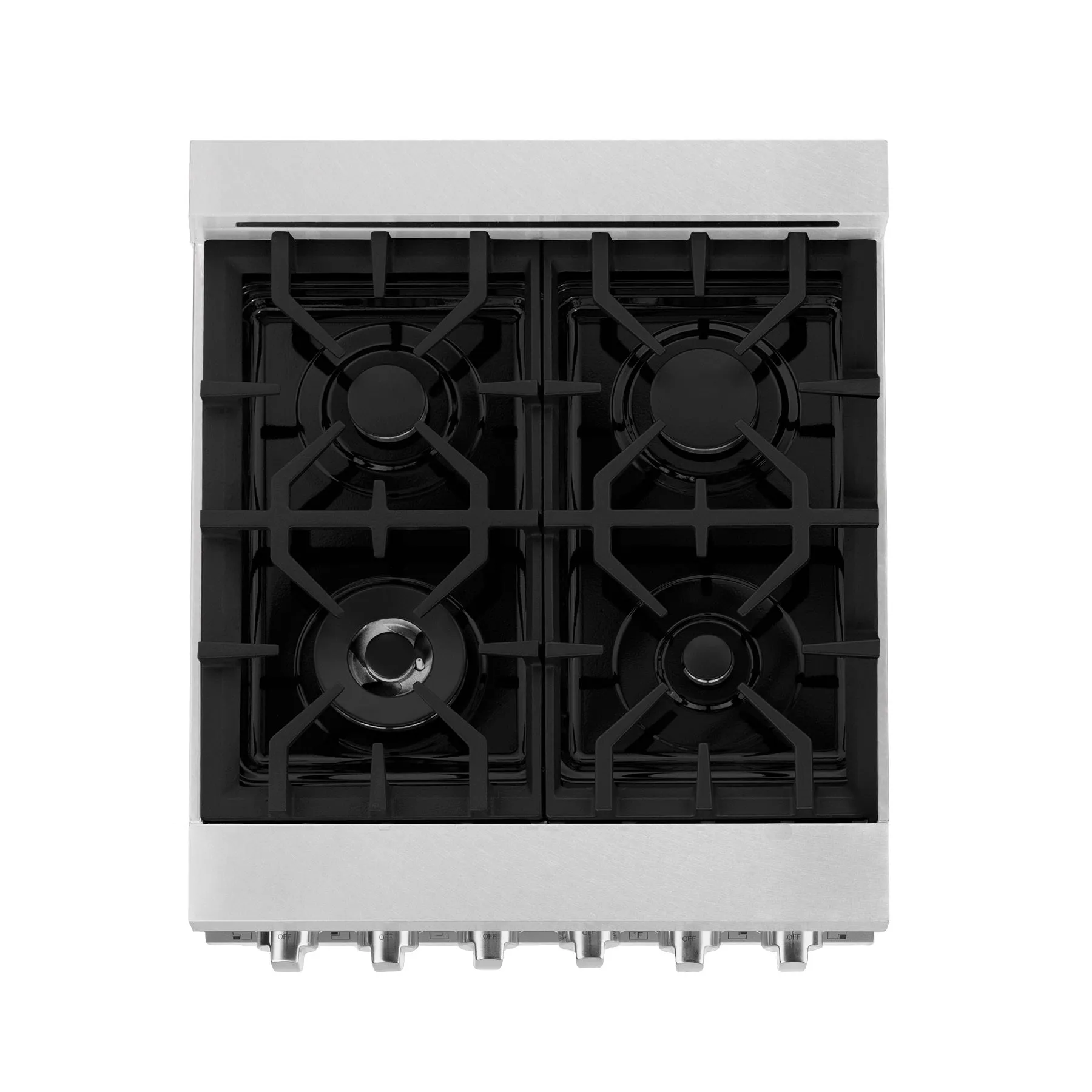 ZLINE 24" 2.8 cu. ft. Range with Gas Stove and Gas Oven in DuraSnow® Stainless Steel (RGS-SN-24)