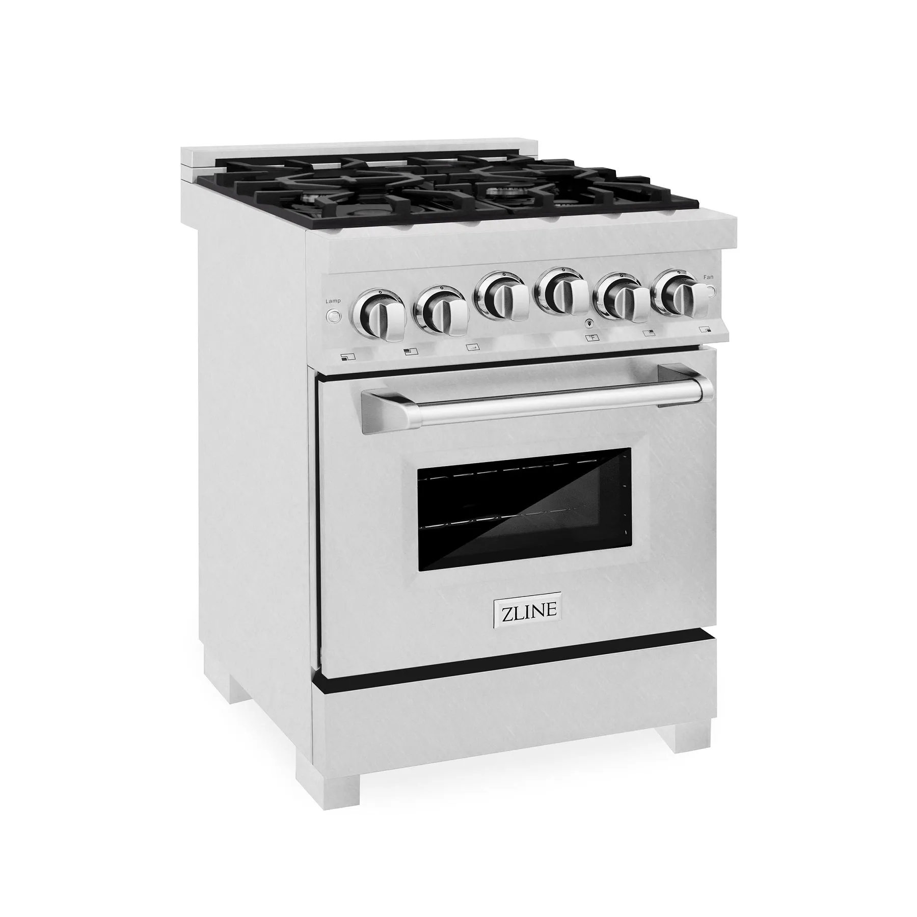 ZLINE 24" 2.8 cu. ft. Range with Gas Stove and Gas Oven in DuraSnow® Stainless Steel (RGS-SN-24)